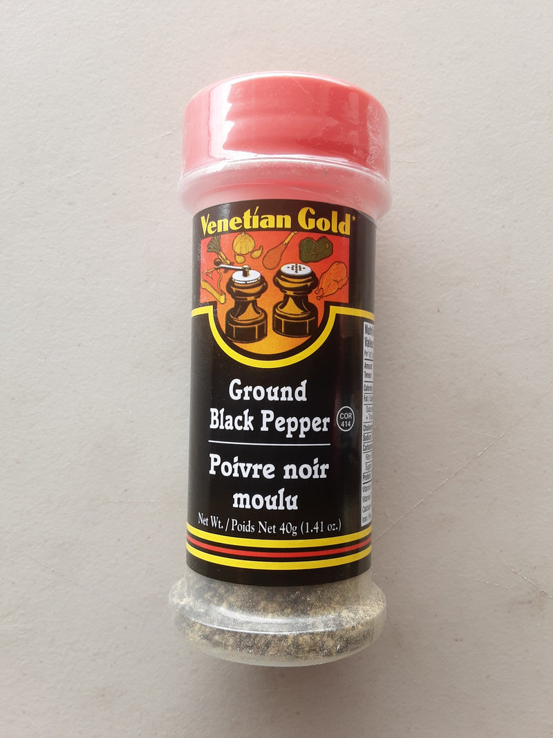 Venetian Gold Ground Black Pepper, 51 g