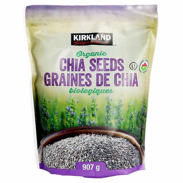 Kirkland Organic Chia Seeds, 907 g