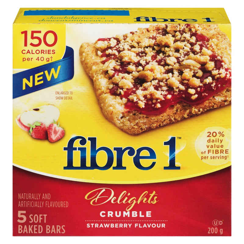 Fibre 1 Delights Crumble Strawberry Flavour, 200 g