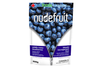 NUDEFRUIT WILD CRAZY BLUEBERRIES, 600g