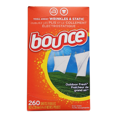 Bounce Outdoor Fresh Dryer Sheets, 260 ct