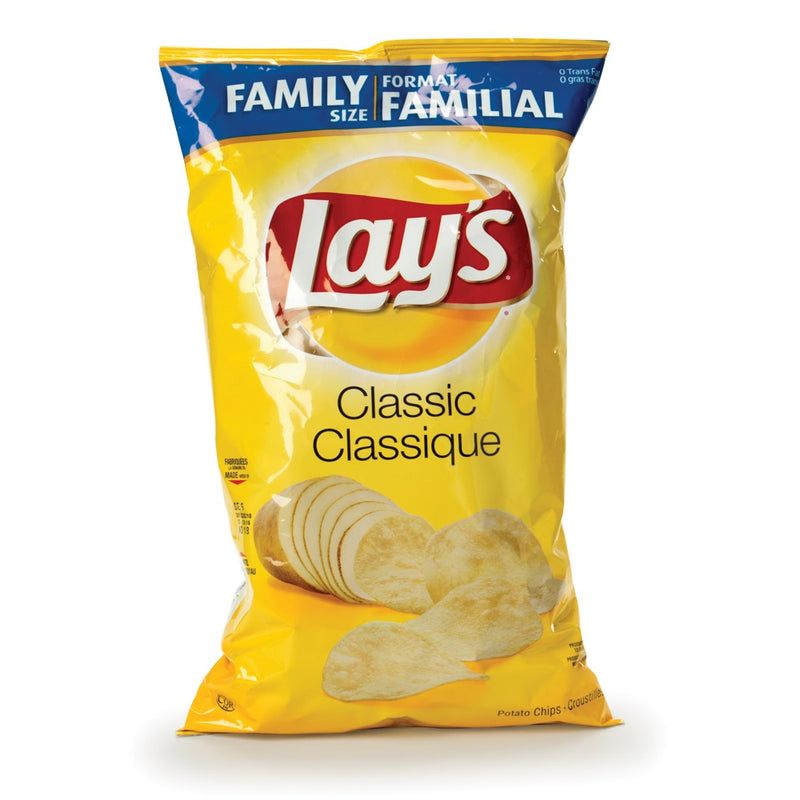 Lay's Family Size Classic Potato Chips, 235 g