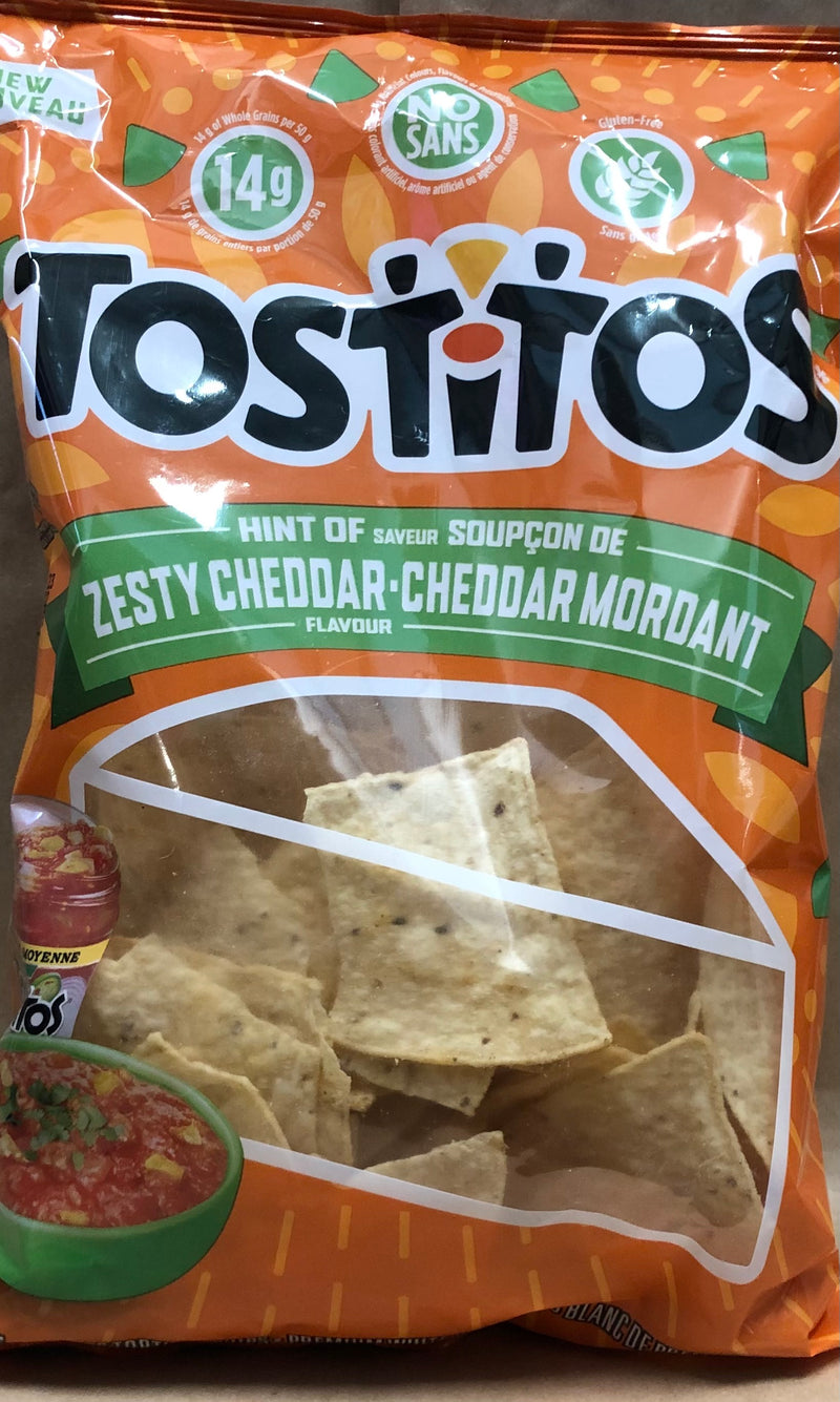 Tostitos Hint Of Zesty Cheddar Tortilla Chips, 1 ct