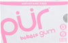 Pur Aspartame Free Bubble Gum Chewing Gum, 9 pieces