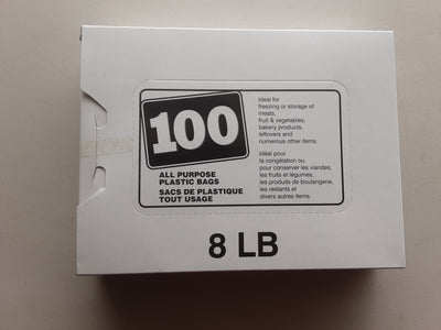 Poly Bags, 8 lb