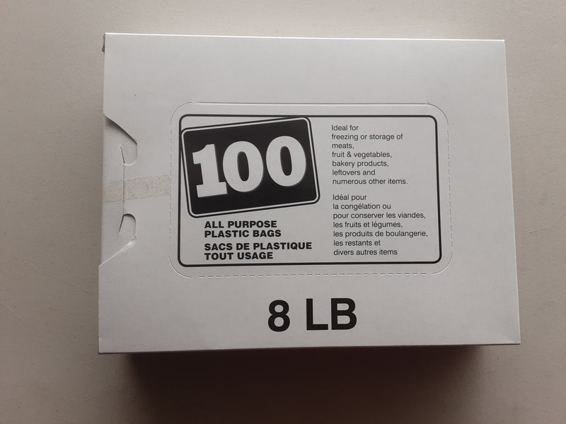 Poly Bags, 8 lb