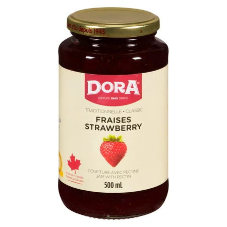 Dora Classic Strawberry Jam, 500 mL