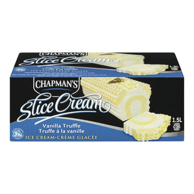 Chapman's Slice Cream Vanilla Truffle Ice Cream, 1.5 litre