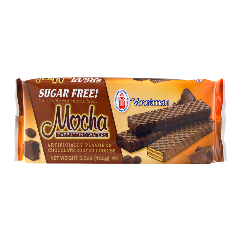 Voortman Mocha Cappuccino Wafer Cookies, 155 g