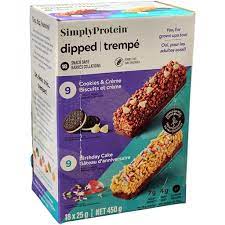 Simply Protein Dipped Snack Bars, 18 x 25 g