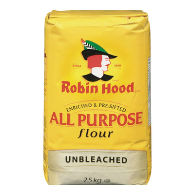Robin Hood All Purpose Unbleached Flour, 2.5 kg