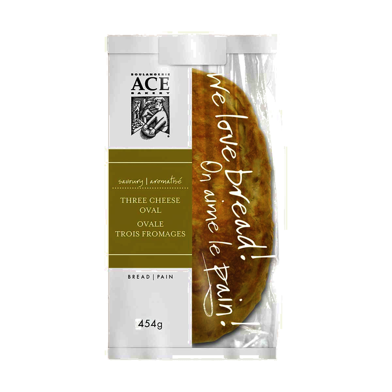 Boulangerie Ace Bakery Three Cheese Oval 454g