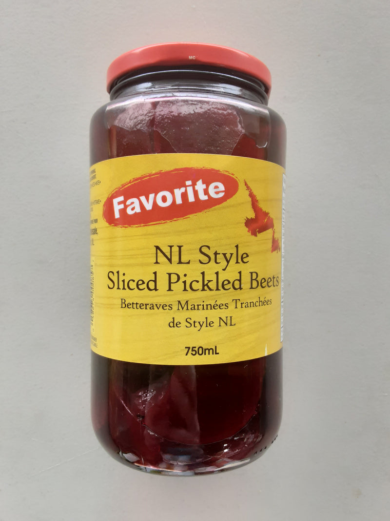 Favorite NL Style Sliced Pickled Beets, 750 mL
