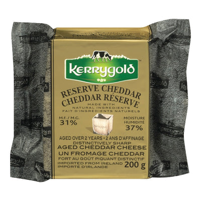 Kerrygold Reserve Cheddar Aged Cheddar Cheese, 200 g