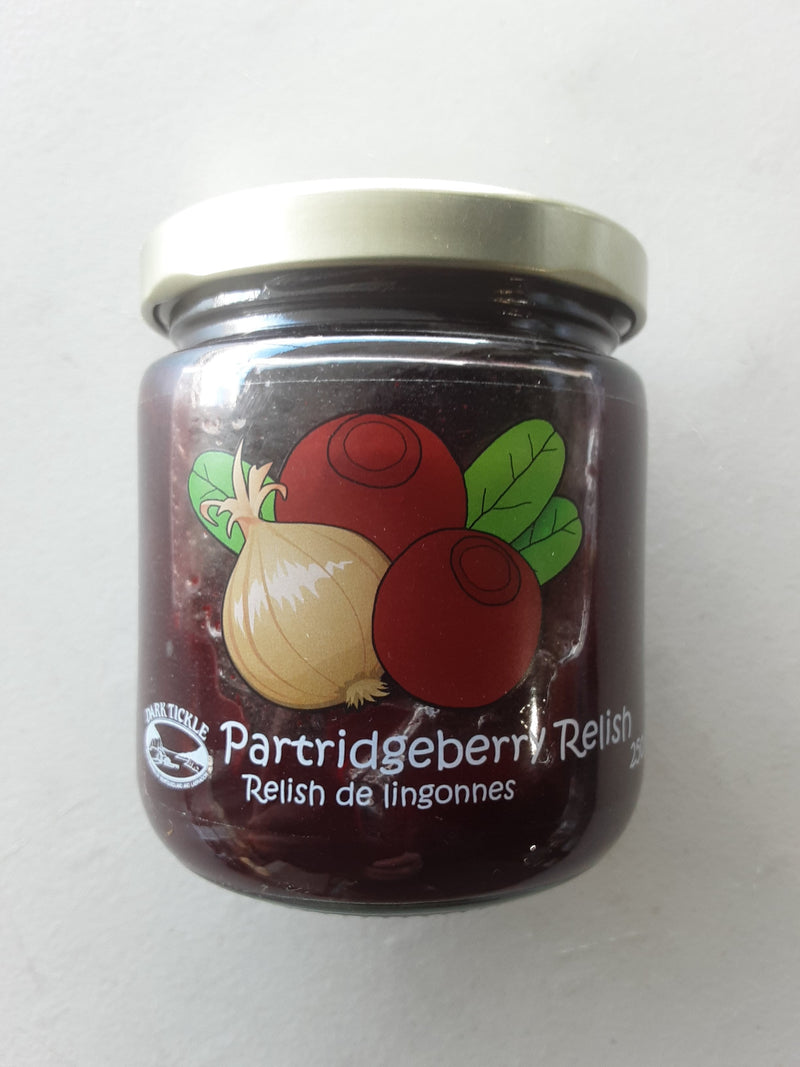Dark Tickle Partridgeberry Relish, 250 mL