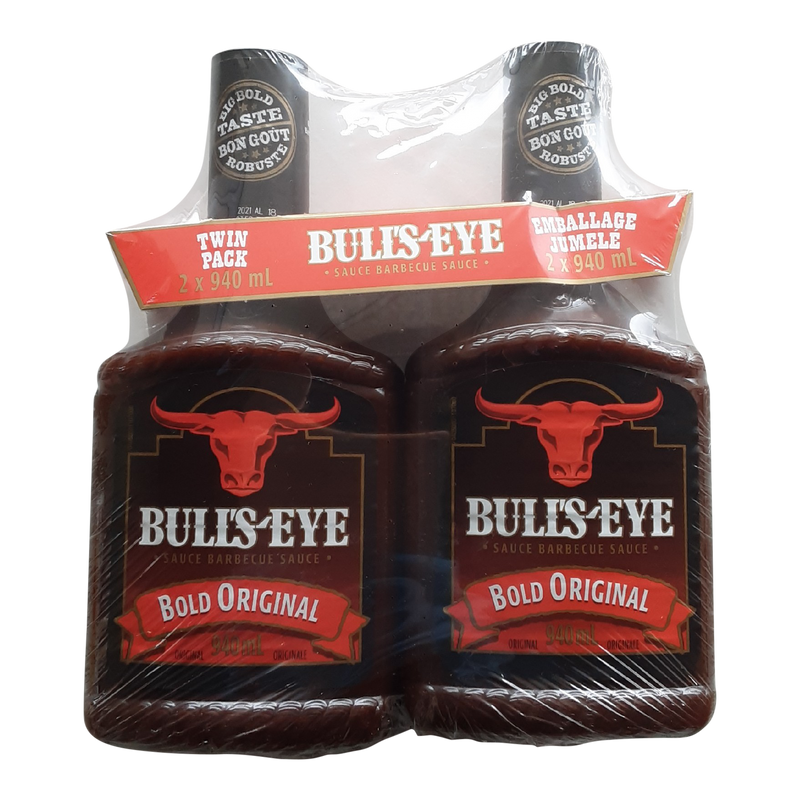 Bull's Eye Original BBQ Sauce, 2 x 940 mL