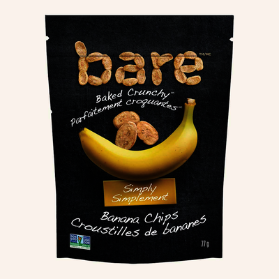 Bare Banana Chips, 77 g
