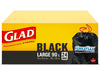 Glad Black Storage Bags, 24 ct