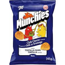 Munchies Chili Cheese Tortilla Chips, 245 g