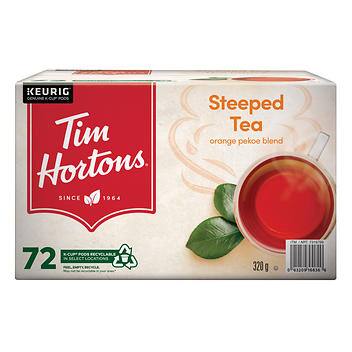 Tim Horton's Steeped Tea K-Cups, 72ct