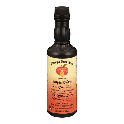 Omega Nutrition Apple Cider Vinegar, 355 mL