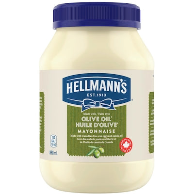 Hellmann's Light Olive Oil Mayonnaise, 890 mL