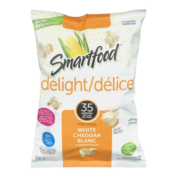 Smartfood Delight White Cheddar Popcorn, 156 g