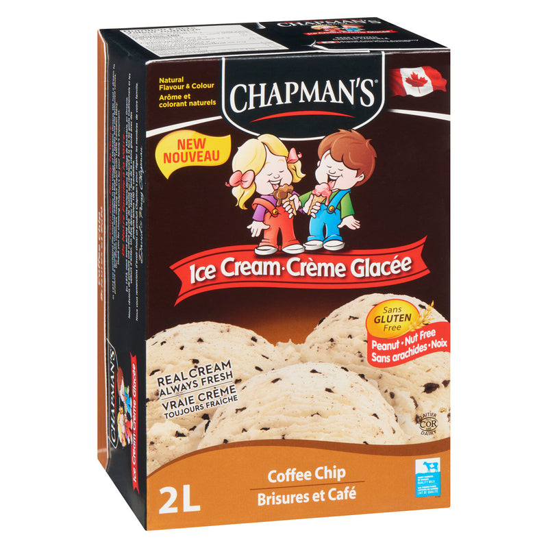 Chapman's Coffee Chip Ice Cream, 2 l
