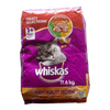 Whiskas Cat Food High Quality Protein for Adult Cats, 11.6 kg