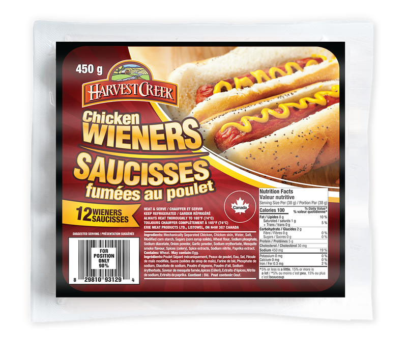 HARVEST CREEK CHICKEN WIENER