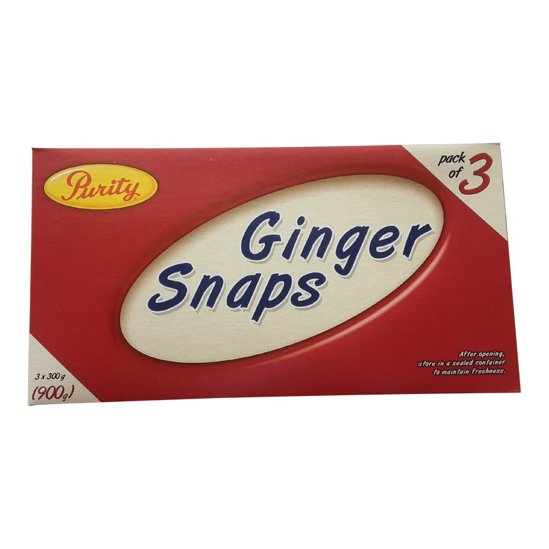 Purity Ginger Snaps, 3 x 300 g