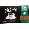 McCafe Coffee Pods Premium Medium Dark Roast, 72 ct