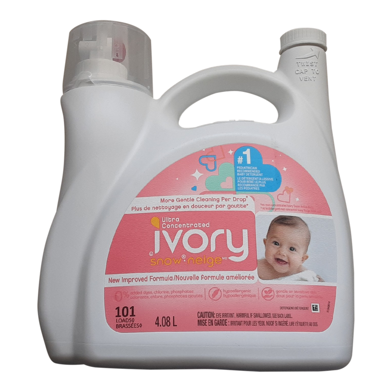 Ivory Snow Detergent, 4.08 l