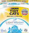 Purina Tidy Cats Light Weight Multi-Cat Clumping Litter With Glade Clear Springs Scent, 5.44 kg