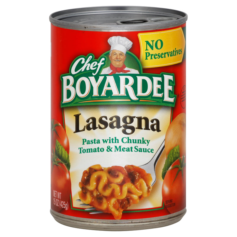 Chef Boyardee Lasagna Pasta with Chunky Tomato & Meat Sauce, 425 g