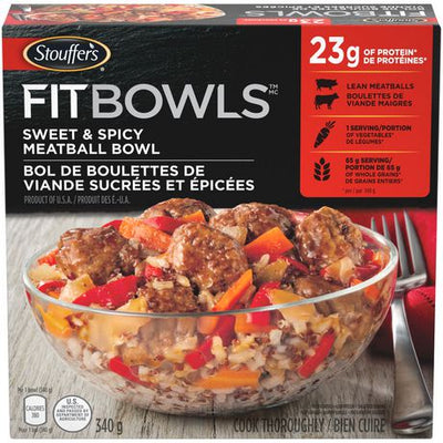 STOUFF FIT BOWL SWEET & SPICY MEATBALLS