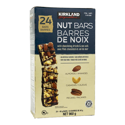 Kirkland Signature Nut Bars, 960 g