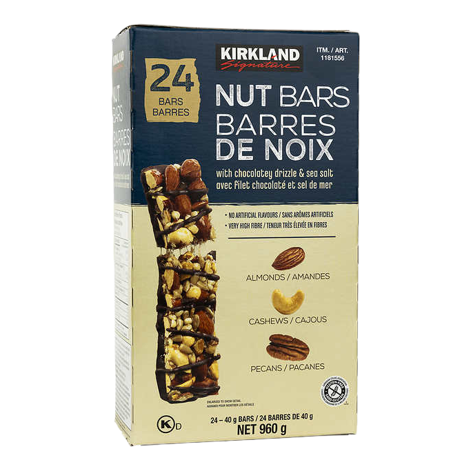 Kirkland Signature Nut Bars, 960 g