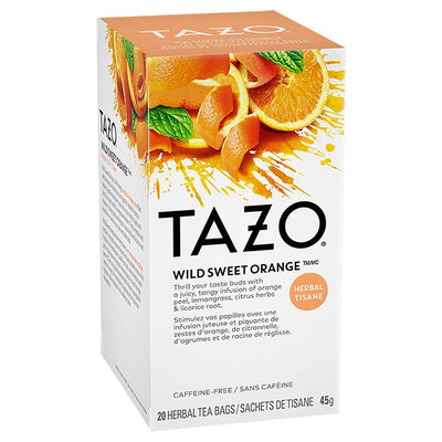 Tazo Wild Sweet Orange Herbal Tea Bags, 20 ct