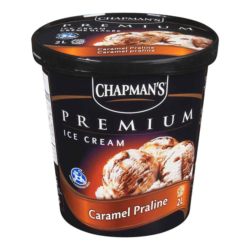 Chapman's Premium Caramel Praline Ice Cream, 2L