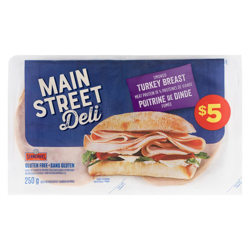 Main Street Deli Smoked Turkey Breast, 250 g