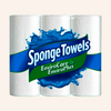 Sponge Towels, 3 count