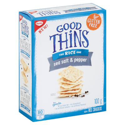 Good Thins Sea Salt & Pepper Rice Crackers, 100 g