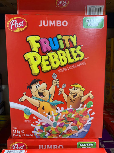 Post Jumbo Fruity Pebbles Cereal, 1.1 kg