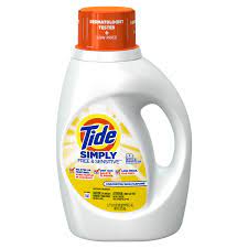TIDE SIMPLY FREE & SENSATIVE LAUNDRY DETERGENT, 1.09L