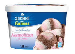 Scotsburn Family Favorites Neapolitan Ice Cream, 1.5 L