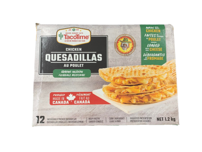 Taco Time Chicken Quesadillas, 1.2 kg