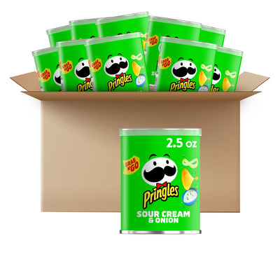 Pringles Sour Cream & Onion, 12 x 37 g