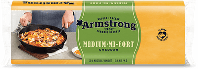Armstrong Medium Cheddar Block, 400 g