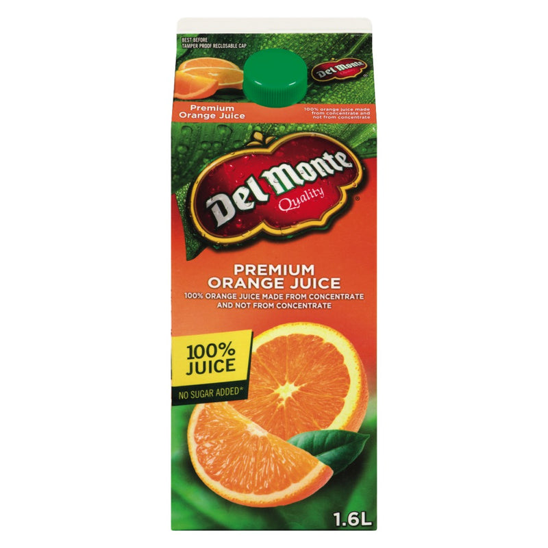 Del Monte Premium Orange Juice, 1.6 l